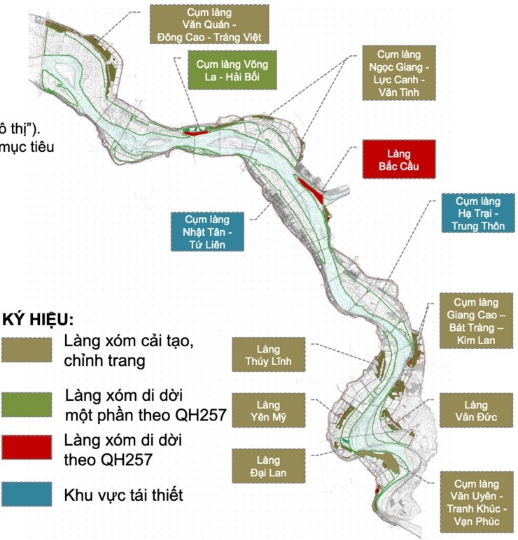 Hình hài chi tiết khu đô thị sông Hồng đón 1,2 triệu dân tương lai