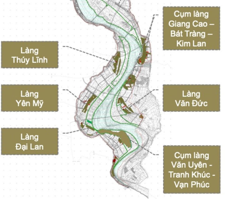 Hình hài chi tiết khu đô thị sông Hồng đón 1,2 triệu dân tương lai