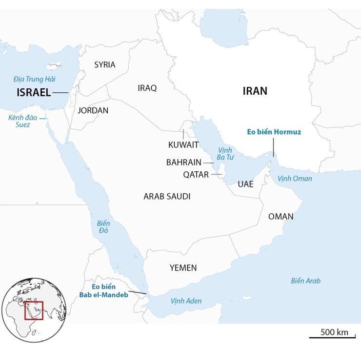 Iran tuyên bố buộc chiến hạm Mỹ lùi xa Hormuz hơn 400 km