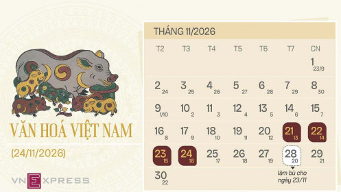 Đề xuất nghỉ Ngày Văn hóa Việt Nam 4 ngày