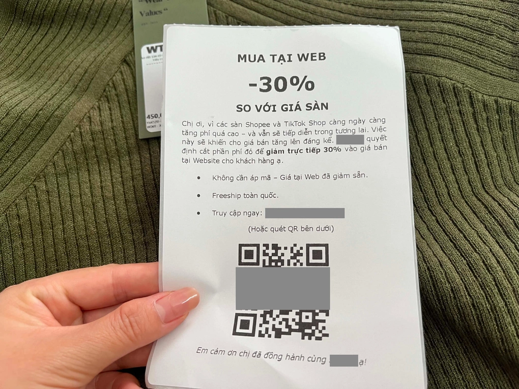 Nhà bán hàng tìm cách kéo khách khỏi Shopee, TikTok Shop