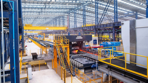 VinMetal phát triển dây chuyền thép ray công suất hơn 700.000 tấn