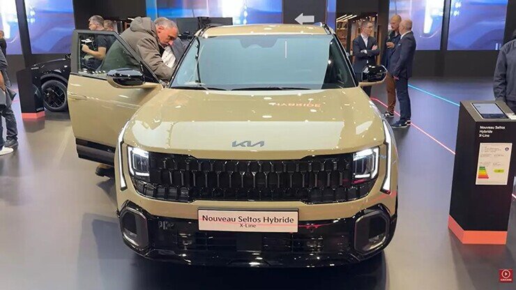 Vén màn Kia Seltos Hybrid thế hệ mới, màn hình khủng