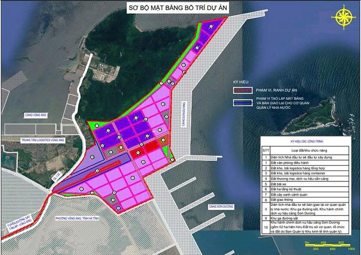 Hà Tĩnh chấp thuận đầu tư trung tâm logistics vốn 39,600 tỷ tại cảng Sơn Dương