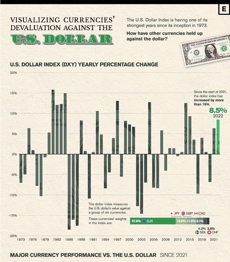 Sự suy giảm của các loại tiền tệ so với đô la Mỹ. Trong một năm nhiều biến động và khó khăn đối với  ...