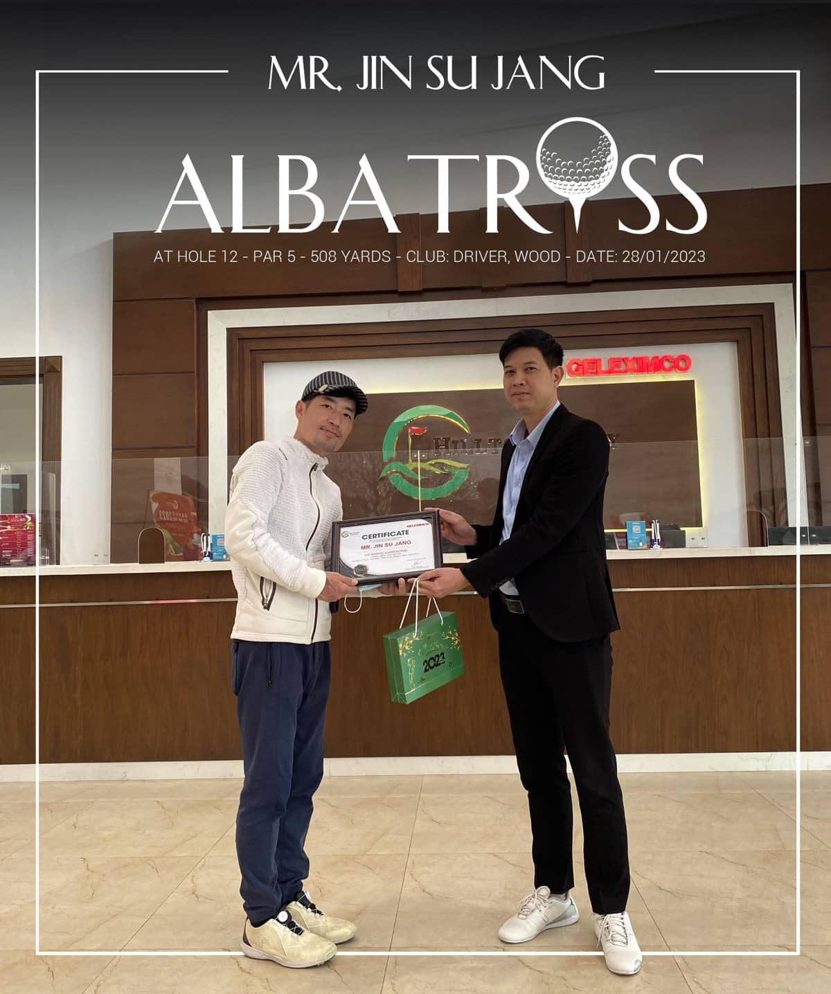Hilltop Valley chào đón Golfer thứ đạt thành tích Albatross
