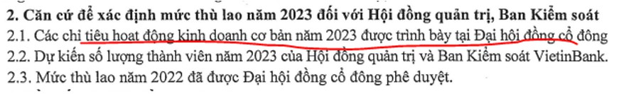 CTG – Tờ trình ĐHCĐ và những tiềm năng 2023