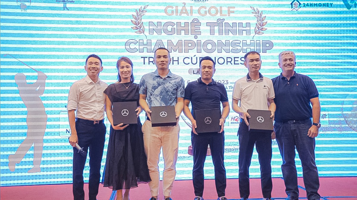 Golfer Lê Quý An Duy vô địch giải golf Nghệ Tĩnh Championship tranh cúp Noressy lần 3