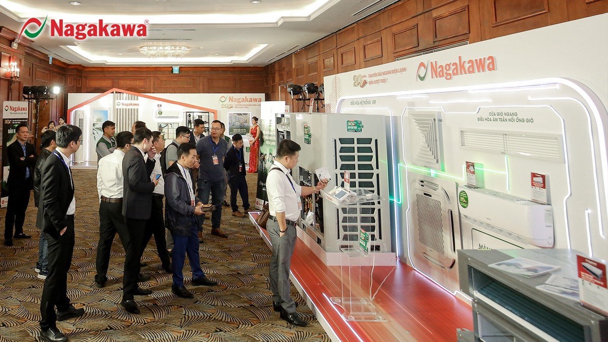 Tập đoàn Nagakawa ra mắt bộ điều hòa không khí thương mại với dải công suất siêu lớn