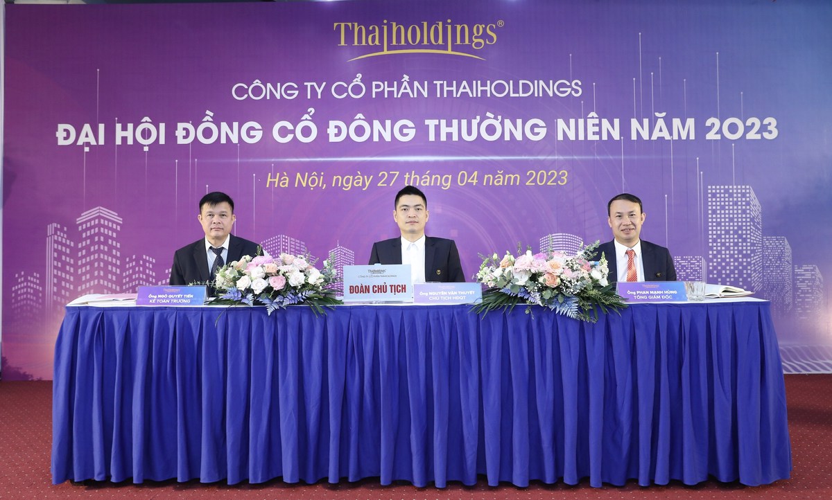 Ngày 27 tháng 4 năm 2023, Công ty Cổ phần Thaiholdings đã tổ chức Đại hội Cổ. đông thường niên 2023.  ...