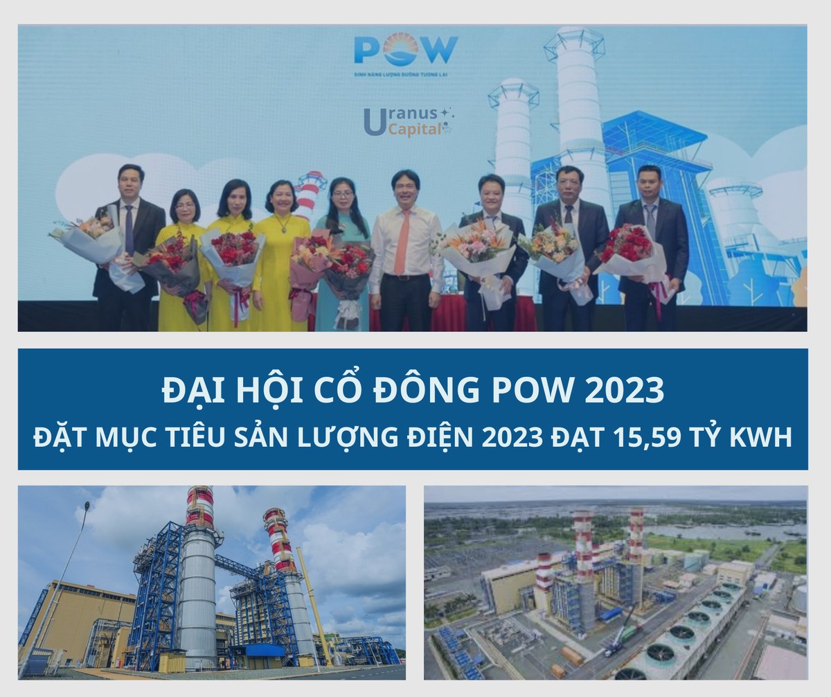 ĐHCĐ POW 2023: Đặt mục tiêu sản lượng điện 2023 đạt 15,59 tỷ KWH