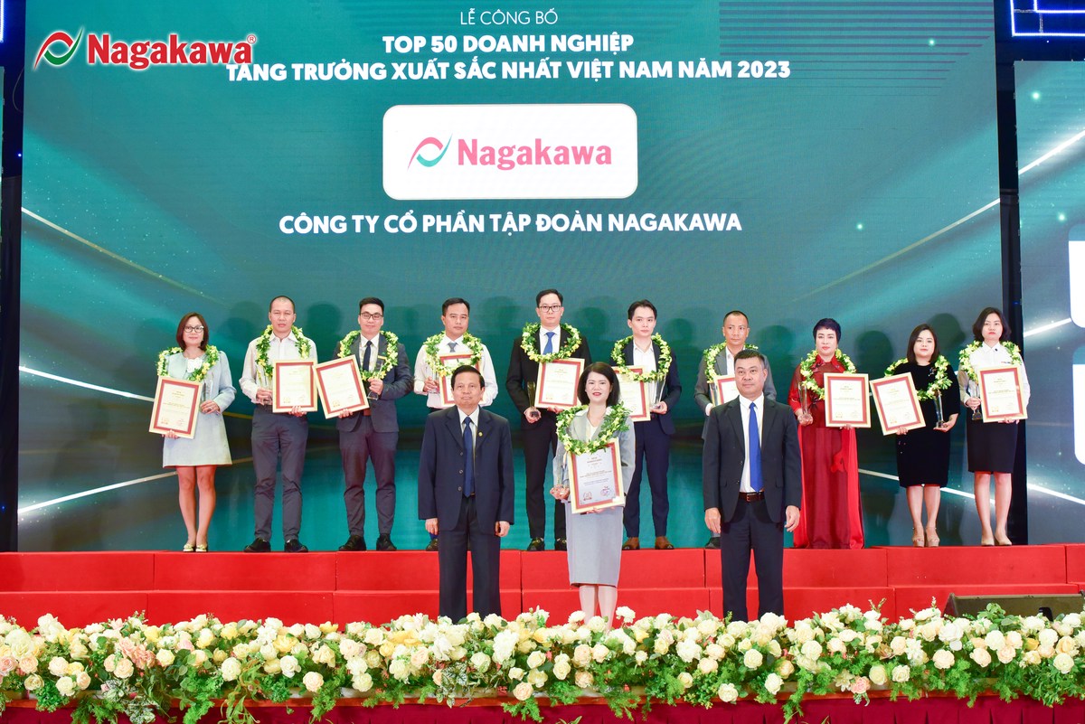 Tập đoàn Nagakawa 3 năm liên tiếp vào Top 50 doanh nghiệp tăng trưởng xuất sắc