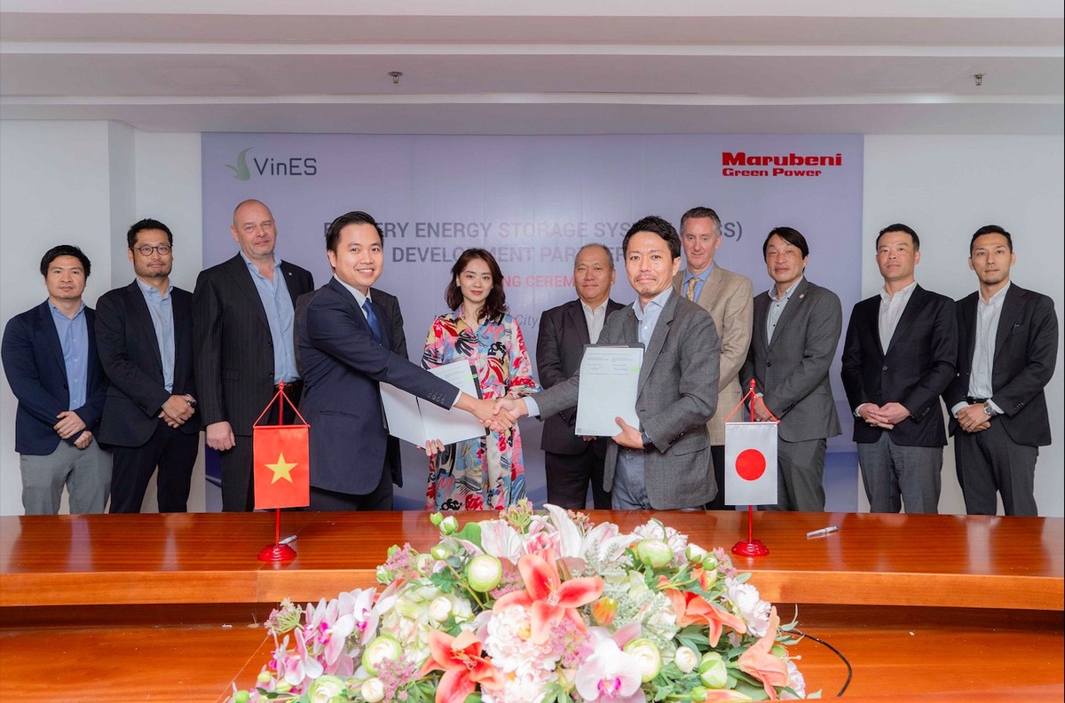 Vines và Marubeni hợp tác thúc đẩy sử dụng hệ thống Pin lưu trữ năng lượng tại Việt Nam