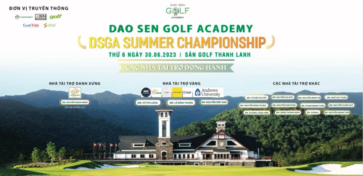 Sắp khởi tranh giải Golf DSGA Summer Championship