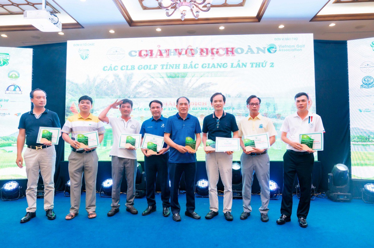 CLB Việt Yên giành vô địch Giải vô địch các CLB Golf tỉnh Bắc Giang lần thứ 2
