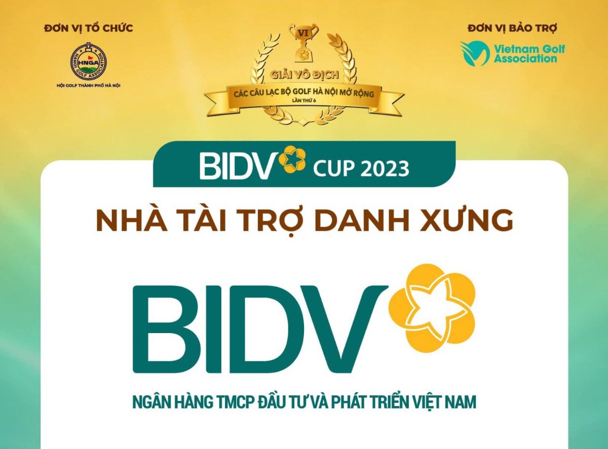 BIDV-Nhà tài trợ danh xưng Giải VĐ các CLB Golf Hà Nội mở rộng
