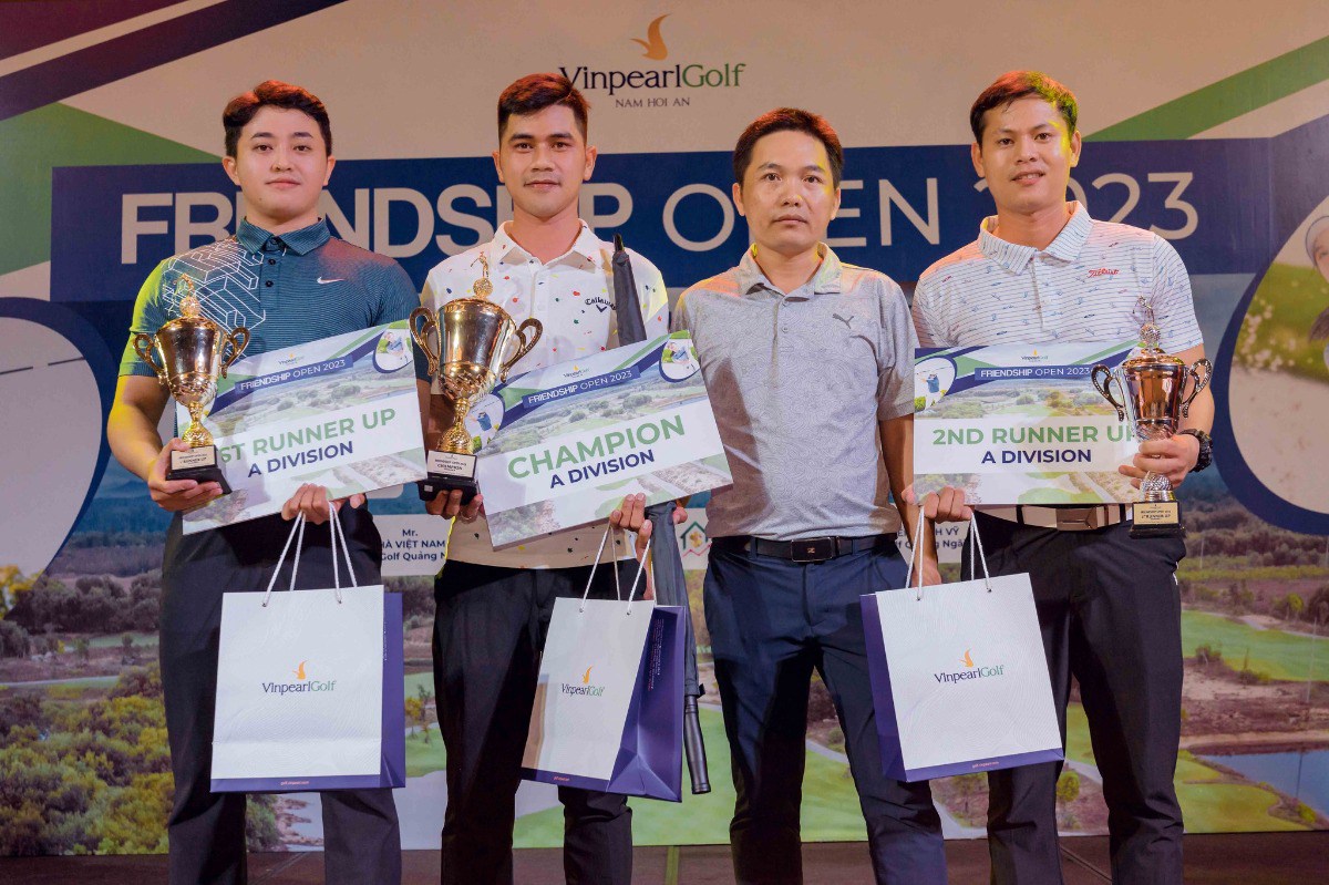 Vinpearl Golf Nam Hội An xuất sắc đạt giải Best Team Friendship Open 2023