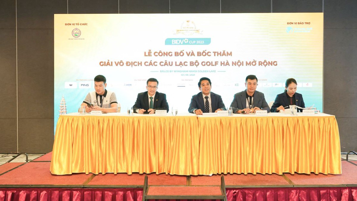 Giải Vô địch các CLB Golf Hà Nội mở rộng lần thứ 6 – BIDV Cup 2023 hu hút gần 1.500 vận động viên tham dự