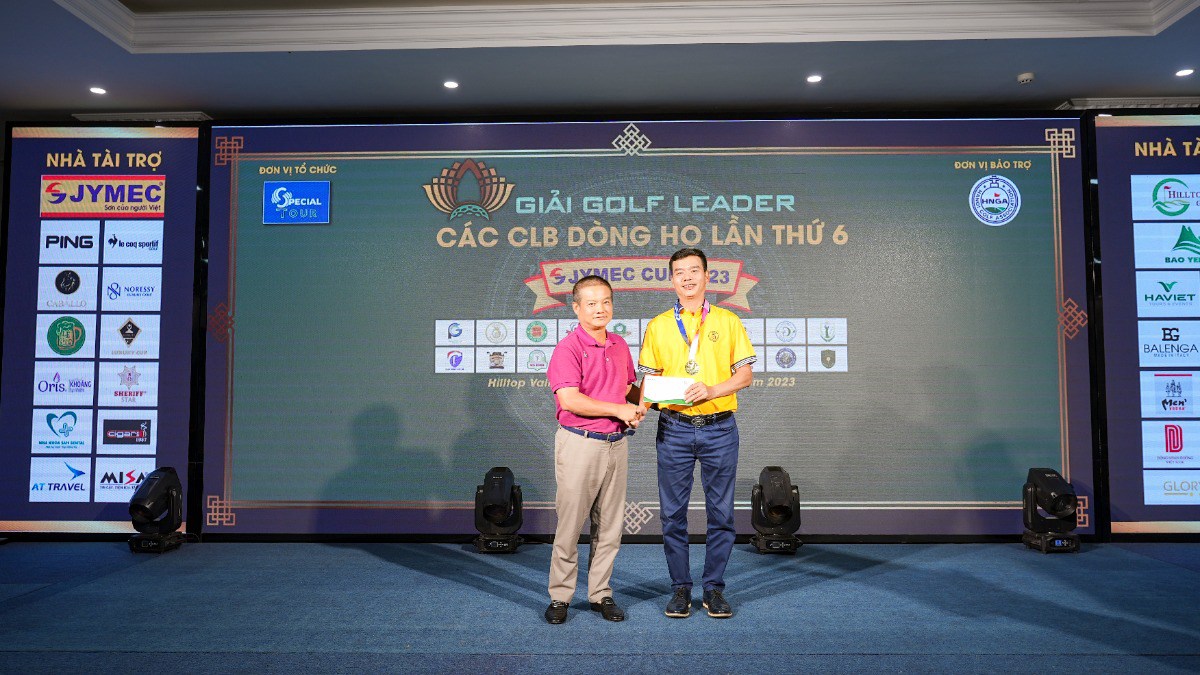 Giao lưu golf Leader và bốc thăm caddie giải Vô địch các CLB golf Dòng họ - Tranh cúp JYMEC 2023
