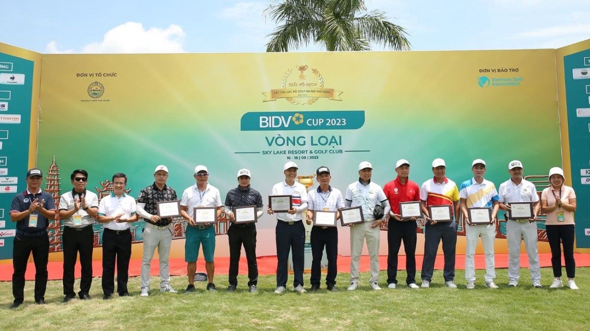 6 CLB đầu tiên vào vòng chung kết Giải vô địch các CLB golf Hà Nội mở rộng 2023