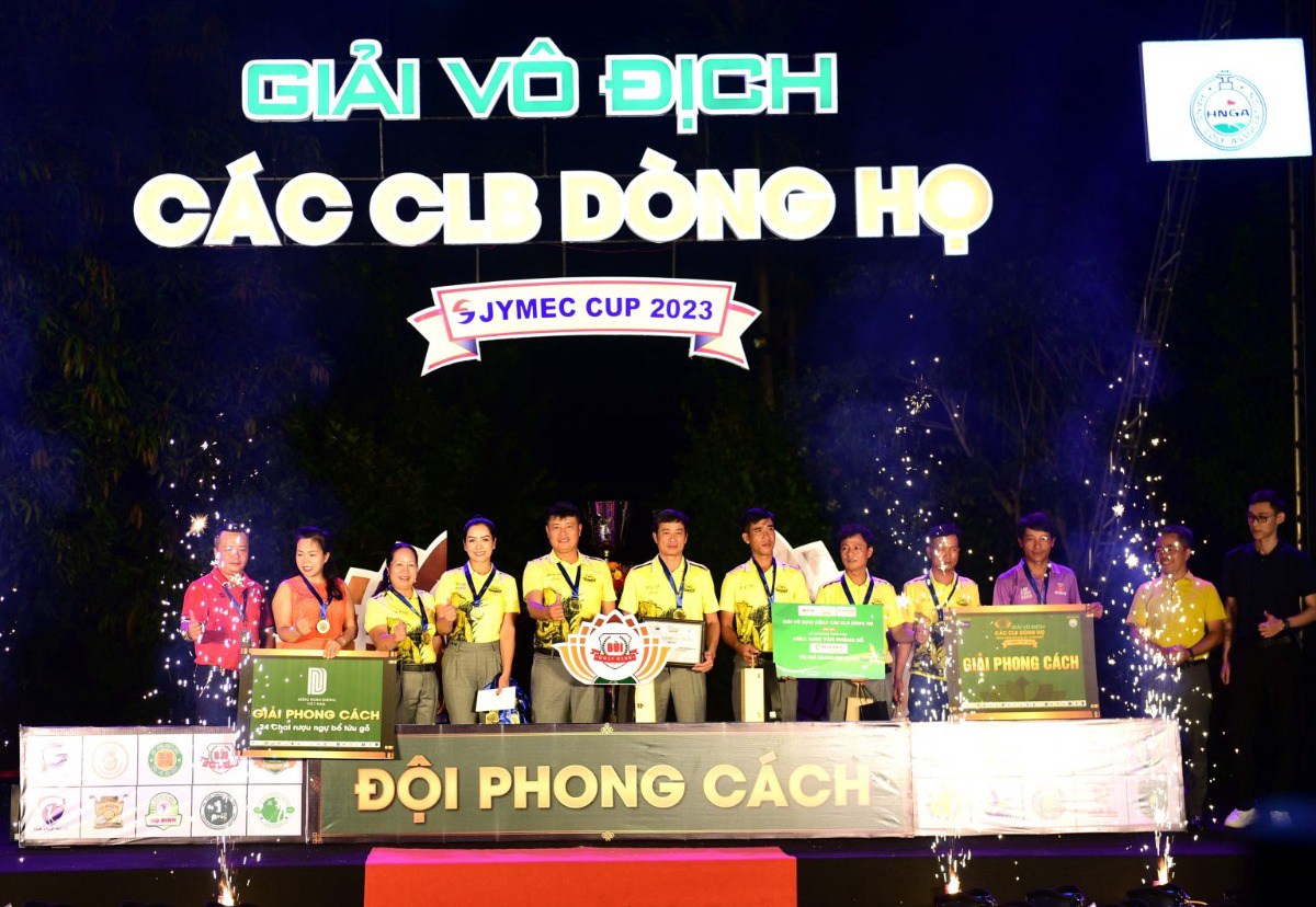 CLB Golf Họ Nguyễn phía Bắc Vô địch Giải các CLB Dòng Họ – Jymec Cup 2023