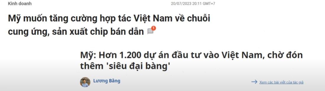 Chiều ngày 10/9/2023, Tổng thông Mỹ đã đặt chân lên Việt Nam theo lời mời từ Tổng bí thư Nguyễn Phú  ...