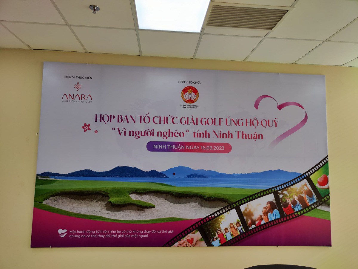 Giải Golf ủng hộ Quỹ “Vì người nghèo” tỉnh Ninh Thuận năm 2023: Chung tay vì người nghèo - Không để ai bị bỏ lại phía sau