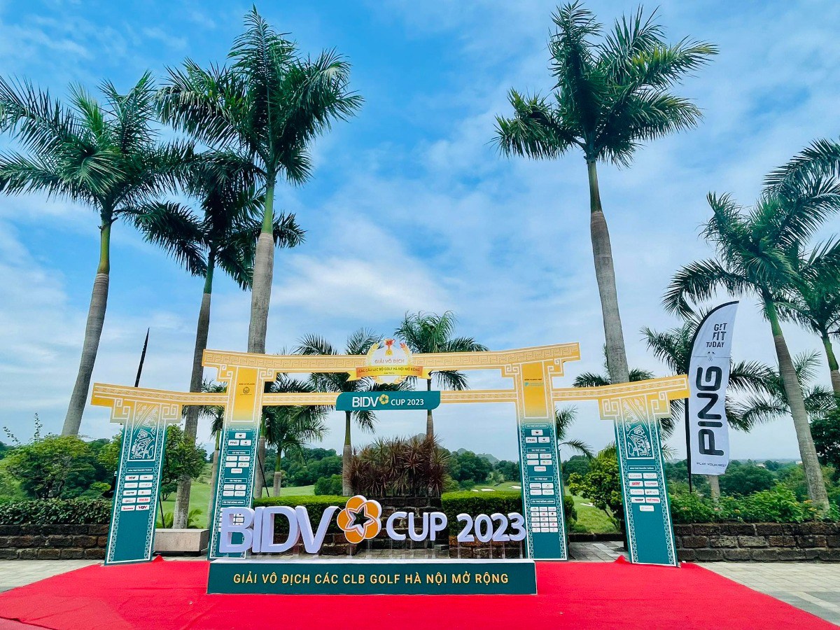 CLB Họ Nguyễn Thăng Long và CLB Golf Khỉ Vàng giành chiến thắng giải Vô địch các CLB golf Hà Nội mở rộng lần thứ 6 - BIDV CUP 2023
