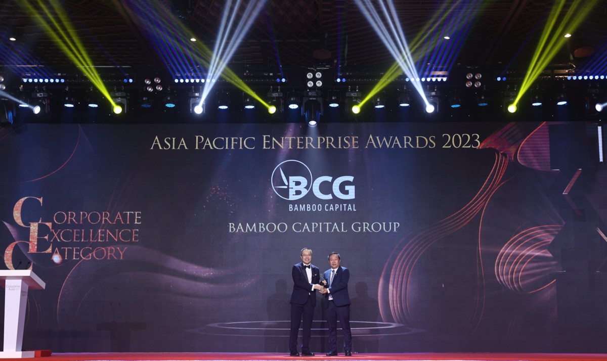 Bamboo Capital và Tracodi nhận giải doanh nghiệp xuất sắc Châu Á 2023