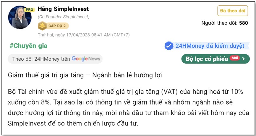 Ngành bán lẻ thu hút dòng tiền mạnh mẽ nhờ câu chuyện lớn của ngành – DGW MWG FRT PET