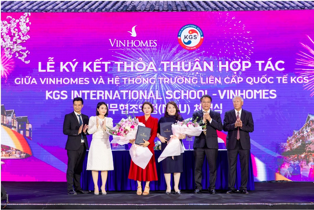 Vinhomes và Kgs - Hàn Quốc hợp tác phát triển hệ thống giáo dục liên cấp quốc tế