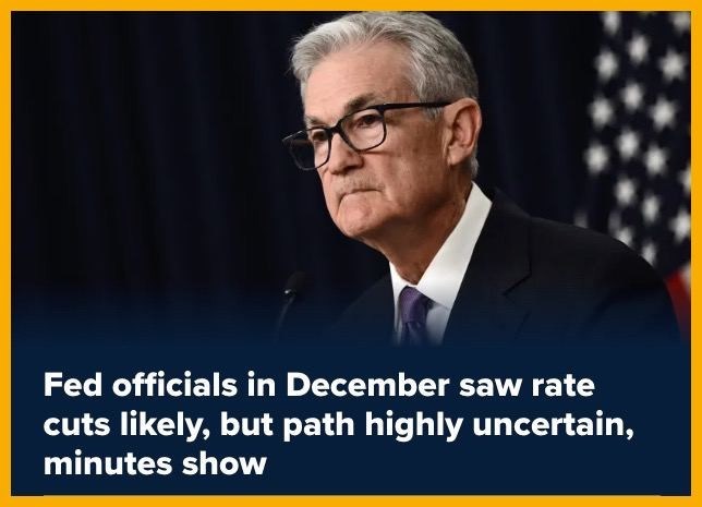 Cập nhật theo lịch sự kiện: Nội dung biên bản cuộc họp FOMC tháng 12 vừa rồi