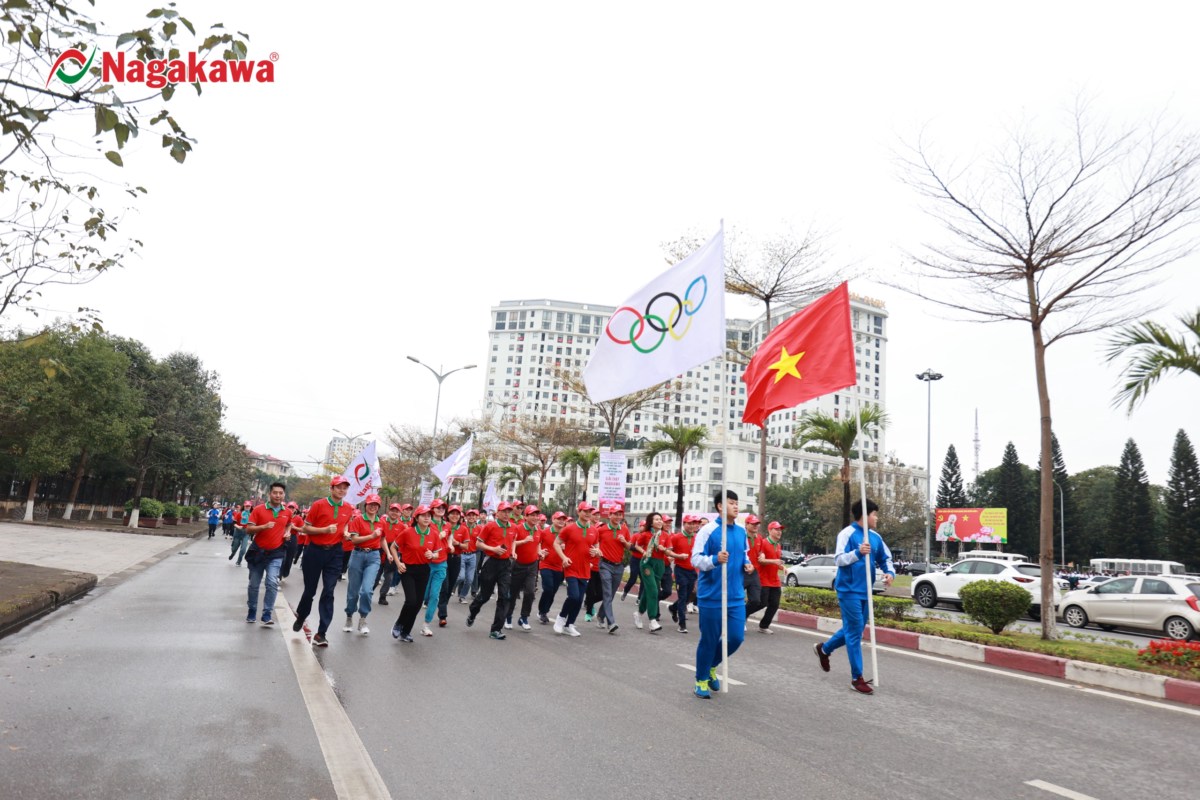 Giải chạy Nagakawa Cúp Báo Bắc Ninh lần thứ XXVIII thu hút gần 3000 người tham gia