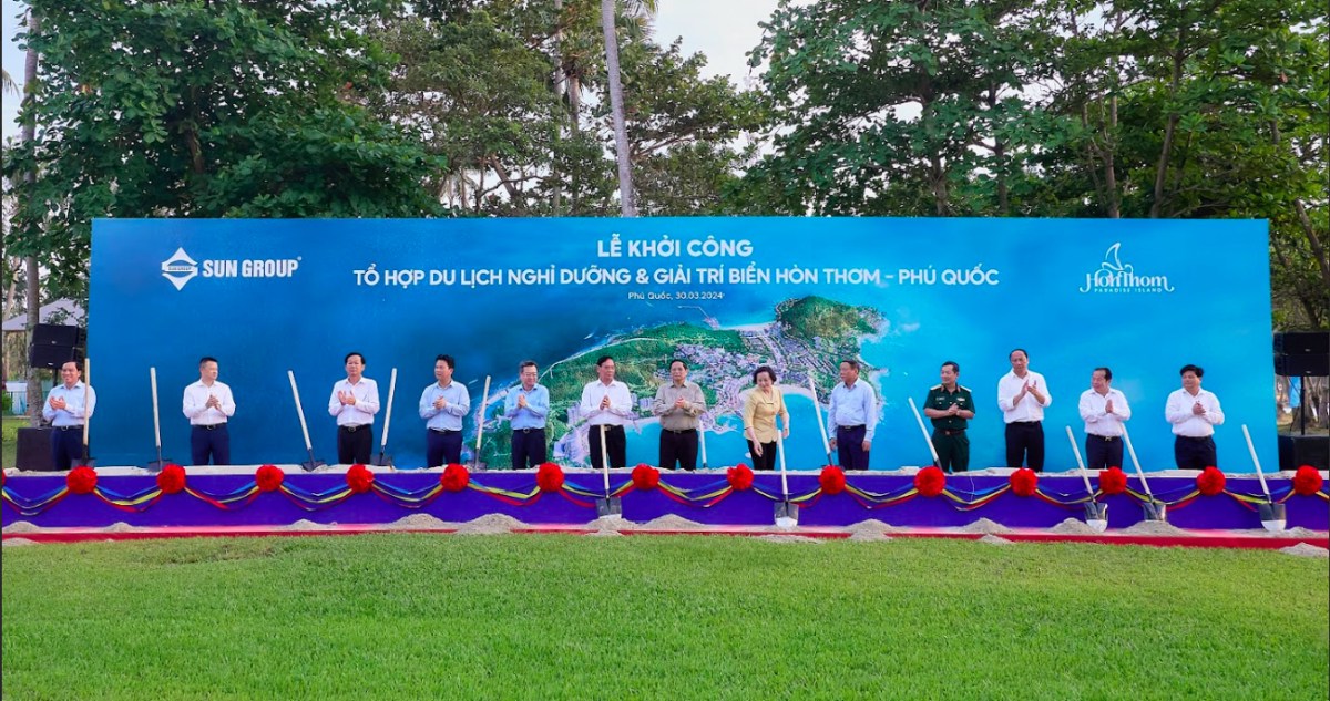 Sungroup khởi công tổ hợp du lịch nghỉ dưỡng và giải trí biển 50 nghìn tỷ đồng tại Hòn Thơm