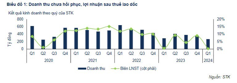 Doanh thu chưa hồi phục, LNST lao dốc - STK tăng trần?