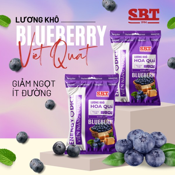 LƯƠNG KHÔ HOA QUẢ SBT - SỰ KẾT HỢP ĐỘC ĐÁO, MỚI LẠ. Lương khô từ lâu đã trở thành một món ăn quen thuộc  ...