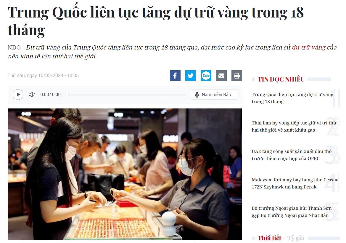 Giá vàng sẽ còn tiếp tục tăng cao?