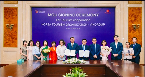 Tổng cục du lịch Hàn Quốc và Vingroup hợp tác thúc đẩy giao lưu văn hóa - du lịch