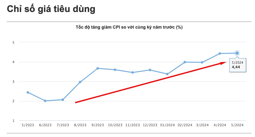 Phân tích Chỉ số CPI Tháng 5: Lạm Phát Tiếp Tục Gia Tăng và Chiến Lược Đầu Tư. Hôm nay, chỉ số CPI của  ...