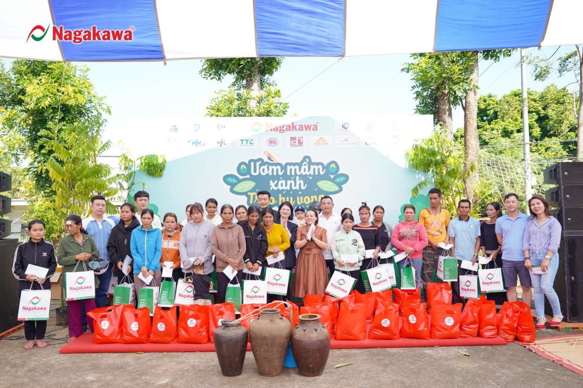 Hưởng ứng ngày Môi trường thế giới, Nagakawa tặng hàng nghìn cây giống cho đồng bào Đắk Lắk