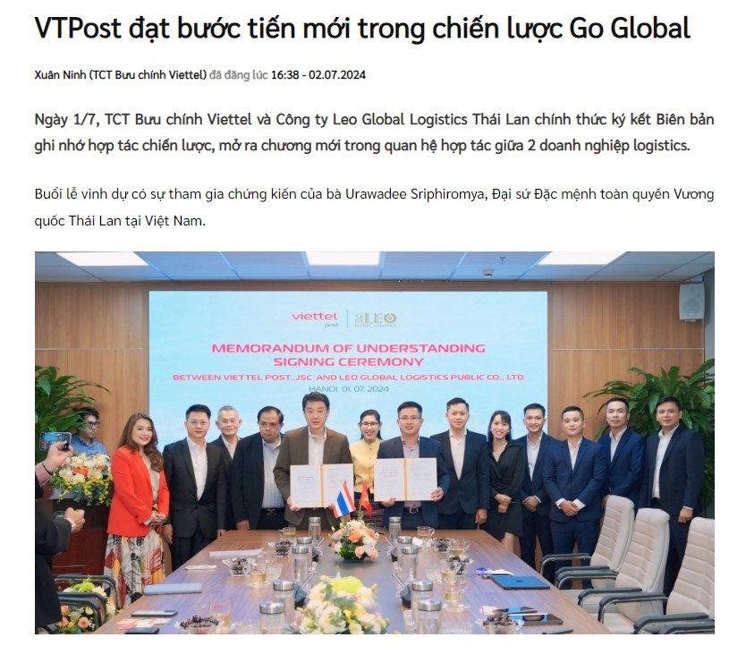 FPT - VTP Xứng tầm đại diện ưu tú 2 tập đoàn công nghệ, viễn thông top 1 Việt Nam