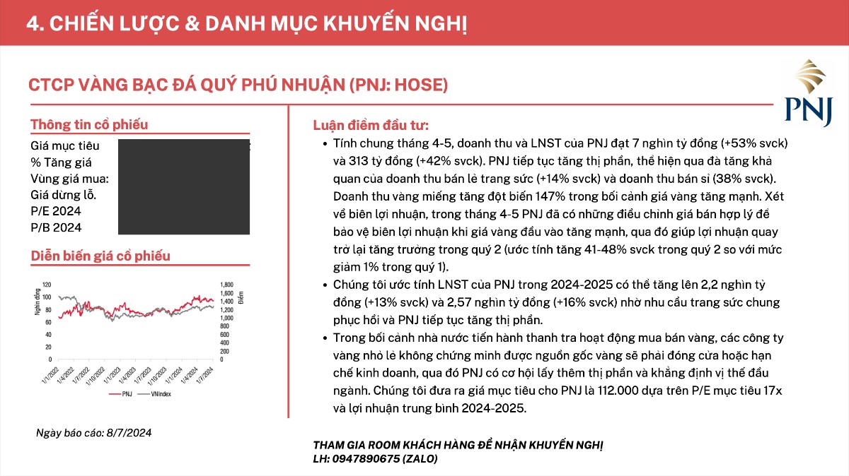 #Chứng khoán #Cổ phiếu. CHIẾN LƯỢC ĐẦU TƯ & KHUYẾN NGHỊ T7/2024. Mến chào Anh/Chị NĐT, tháng 7 này chúng  ...