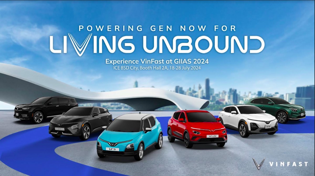 Vinfast tham dự triển lãm ô tô quốc tế Gaikindo Indonesia ( GIIAS) 2024