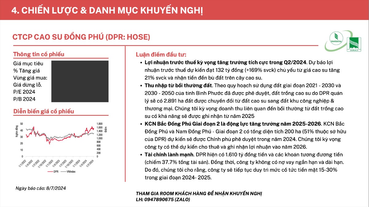 #Chứng khoán #Cổ phiếu. CHIẾN LƯỢC ĐẦU TƯ & KHUYẾN NGHỊ T7/2024. Mến chào Anh/Chị NĐT, tháng 7 này chúng  ...