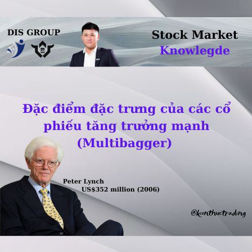 Đặc điểm đặc trưng của các cổ phiếu tăng trưởng mạnh (Multibagger). Multibagger là một thuật ngữ trong  ...