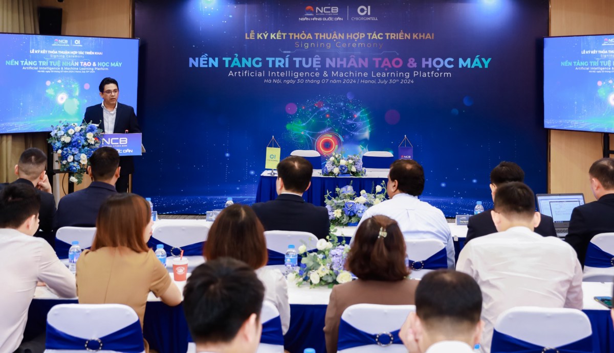 Ngân hàng NCB ký kết hợp tác triển khai Nền tảng AI & Machine Learning với CyborgIntell