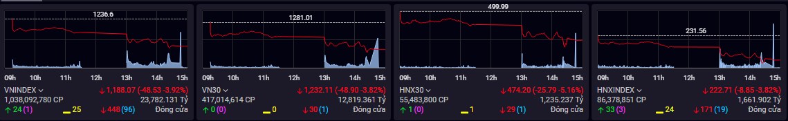 🔴 Nhịp đập Thị trường 05/08: 129 mã giảm sàn, VN-Index mất hơn 48 điểm giảm lại là cơ hội ?