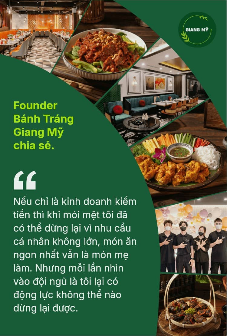 Động lực lớn của Founder Bánh Tráng Giang Mỹ