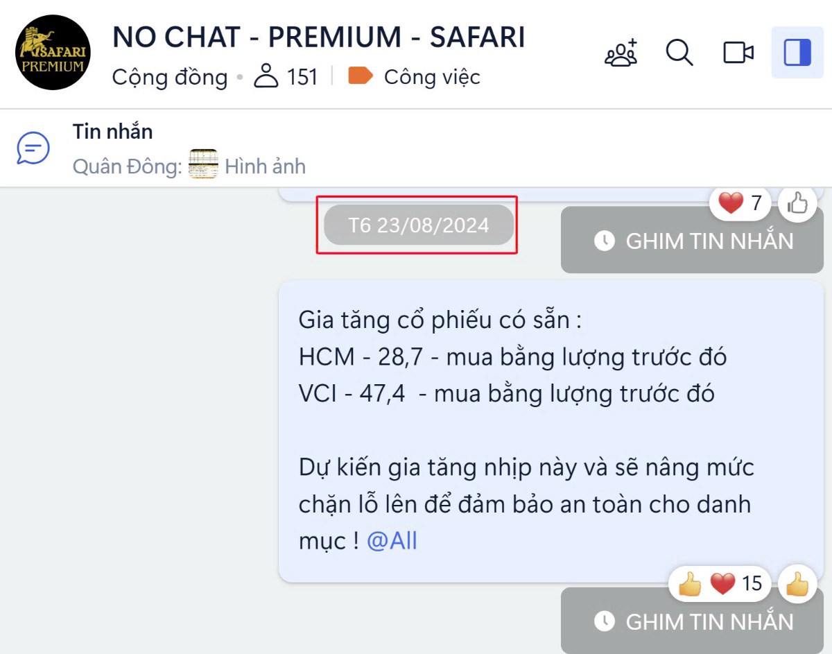 HCM VCI tăng mạnh: Đừng bỏ lỡ dòng chứng khoán