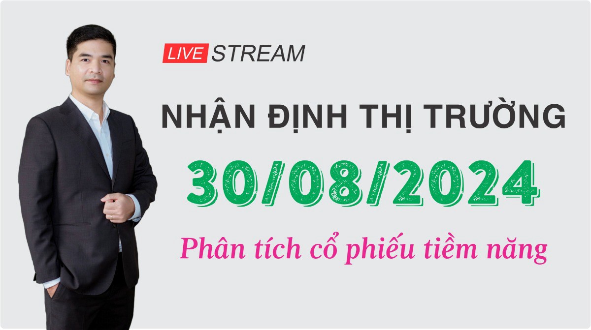 NHẬN ĐỊNH THỊ TRƯỜNG TRƯỚC PHIÊN GIAO DỊCH 30/08/2024. TÓM TẮT PHIÊN GIAO DỊCH 29/08/2024. VNINDEX:  ...